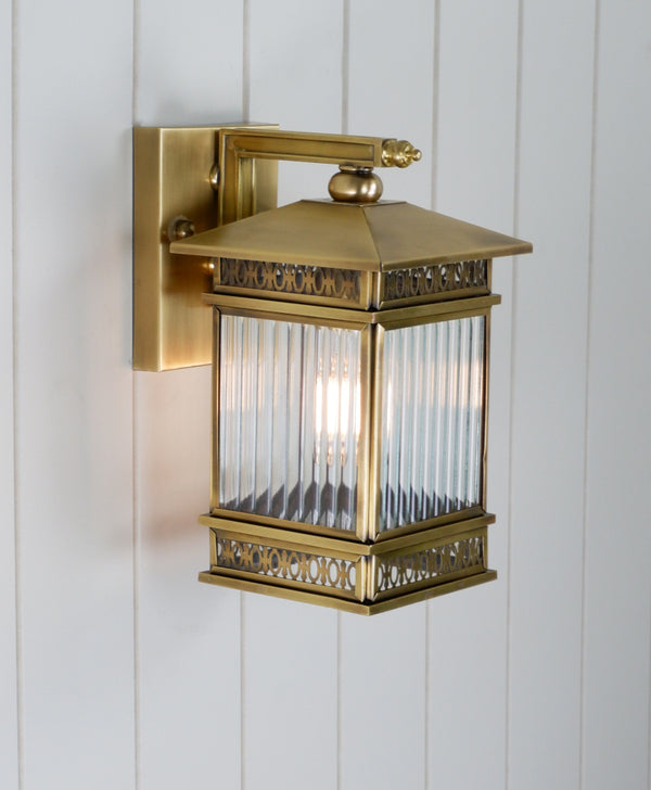 Telbix Avera 15 Exterior Wall Light Brass