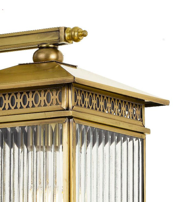 Telbix Avera 15 Exterior Wall Light Brass