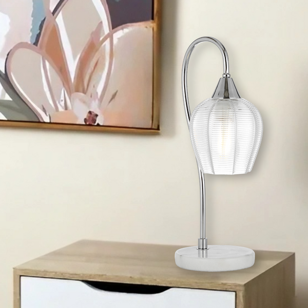Telbix Azalea Table Lamp Chrome