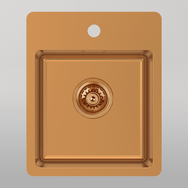 Abey Bs2 Bar Sink With Tap Landing Artisan Copper