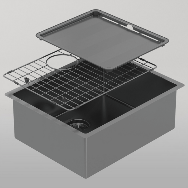 Abey Piazza Single Bowl Black Pearl