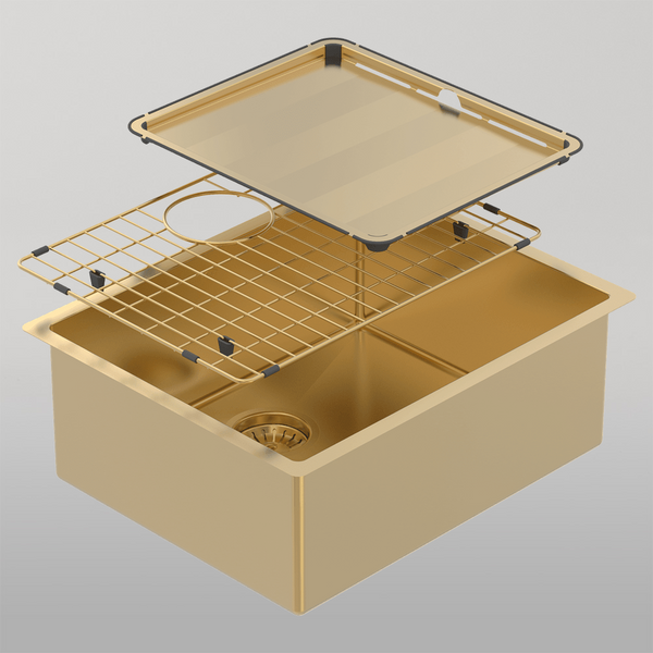 Abey Piazza Single Bowl Gold