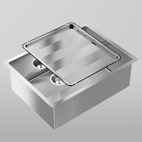 Abey Piazza 540 Square Bowl Stainless Steel