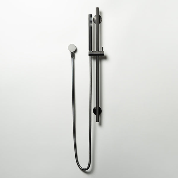 Alma Mira Brushed Gunmetal Shower on Rail