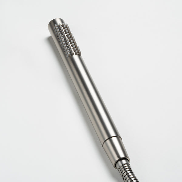 Alma Mira Brushed Nickel Shower on Rail