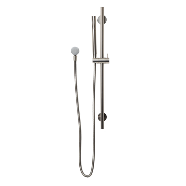 Alma Mira Brushed Nickel Shower on Rail
