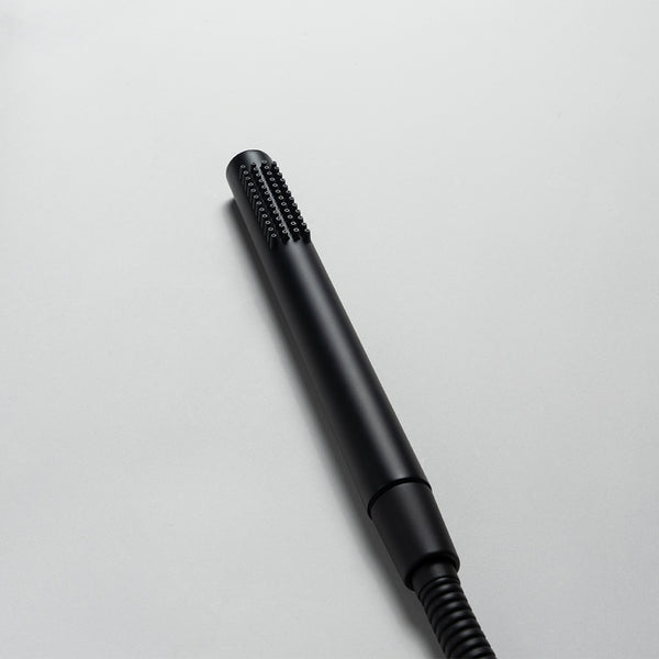 Alma Mira Matte Black Shower on Rail