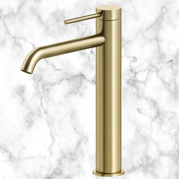 Arcisan Volis Extended Height Vessel Mixer Champagne Brass