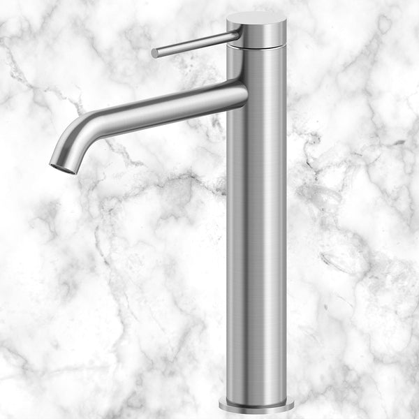 Arcisan Volis Extended Height Vessel Mixer Brushed Stainless Steel