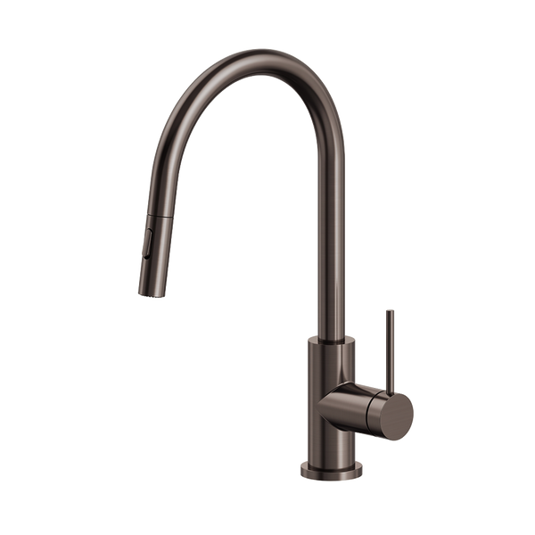 Arcisan Volis Kitchen Mixer with Pull Down 2 Jet Nozzle Spray Dark Bronze