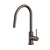 Arcisan Volis Kitchen Mixer with Pull Down 2 Jet Nozzle Spray Dark Bronze