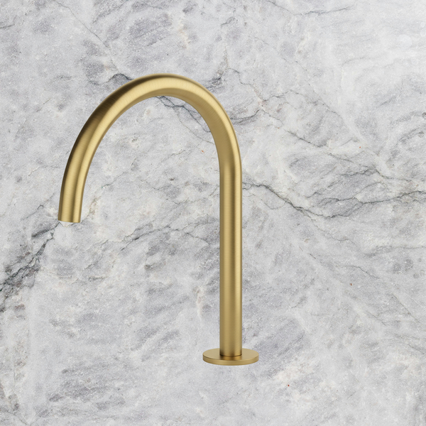 Arcisan Hob Mount Bath Outlet Brushed Brass