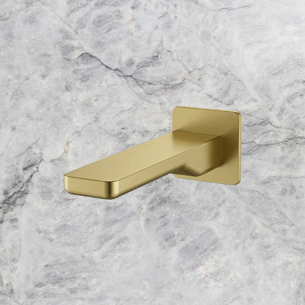 Arcisan Eneo/Kibo Wall Mount Flat Style 150mm Spout Brushed Brass