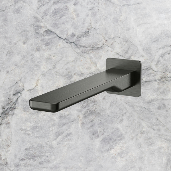 Arcisan Eneo/Kibo Wall Mount Flat Style 200mm Spout Brushed Gunmetal