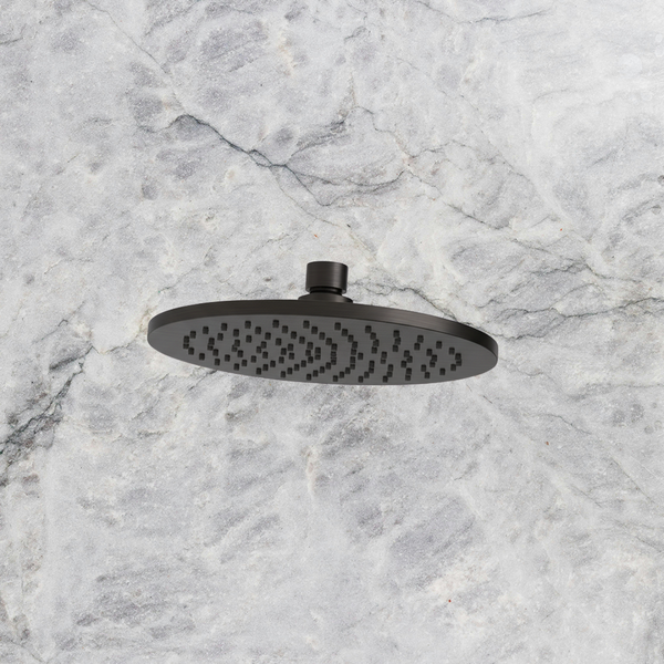 Arcisan Showers 200mm Brass Round Shower Head Brushed Iron