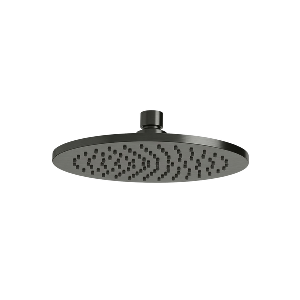 Arcisan Showers 200mm Brass Round Shower Head Brushed Gunmetal