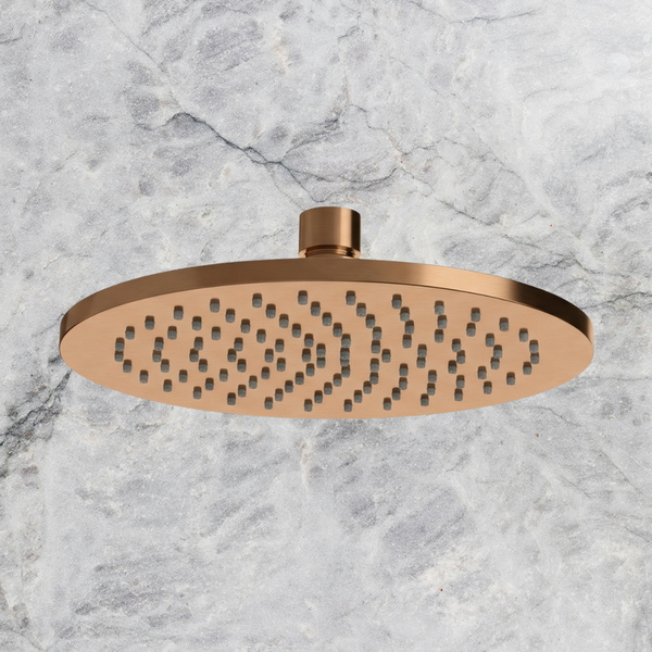 Arcisan Showers 200mm Brass Round Shower Head Brushed Rose Gold