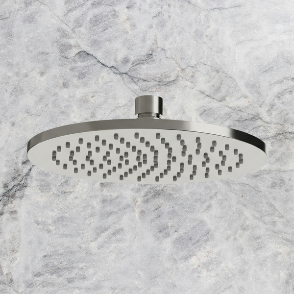 Arcisan Showers 200mm Brass Round Shower Head Brushed Nickel