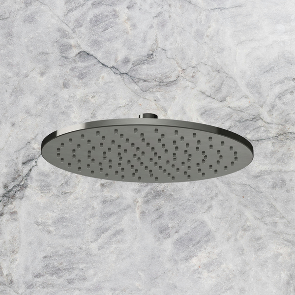 Arcisan Brass Round Shower Head 250mm Brushed Gunmetal