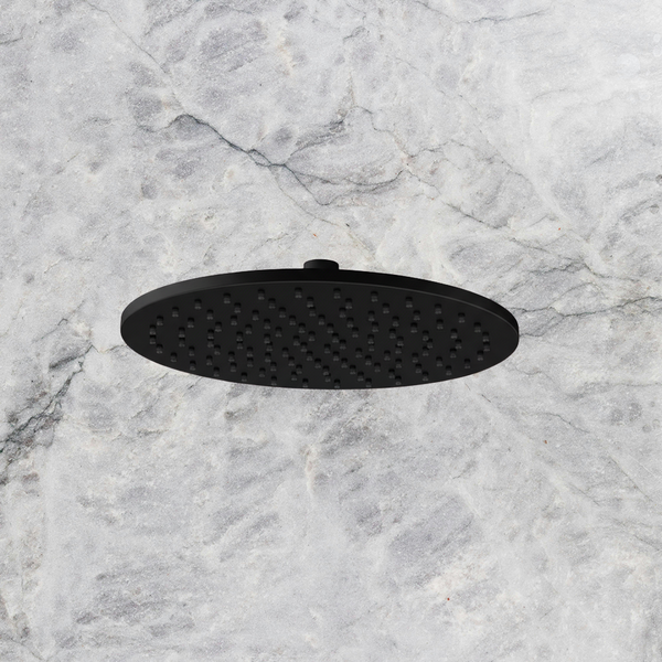 Arcisan Brass Round Shower Head 250mm Matte Black