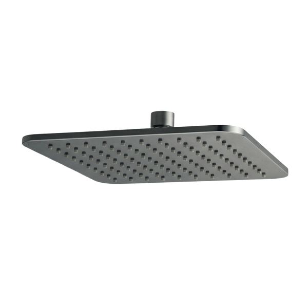Arcisan Showers 200mm Brass Squareline Shower Head Brushed Gunmetal