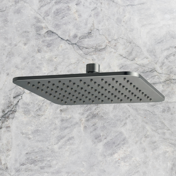 Arcisan Showers 200mm Brass Squareline Shower Head Brushed Gunmetal