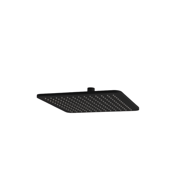 Arcisan Showers 250mm Brass Squareline Shower Head Matte Black