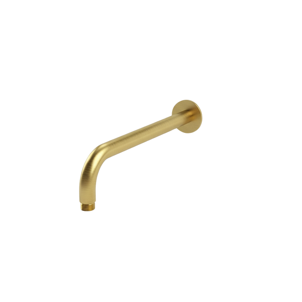 Arcisan Showers Wall Mount Arm Only 350mm Brushed Brass