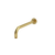 Arcisan Showers Wall Mount Arm Only 350mm Brushed Brass