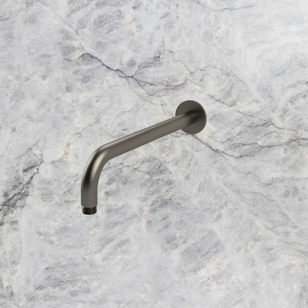 Arcisan Showers Wall Mount Arm Only 350mm Brushed Gunmetal