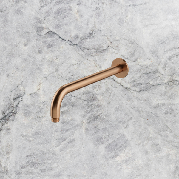 Arcisan Showers Wall Mount Arm Only 350mm Brushed Rose Gold