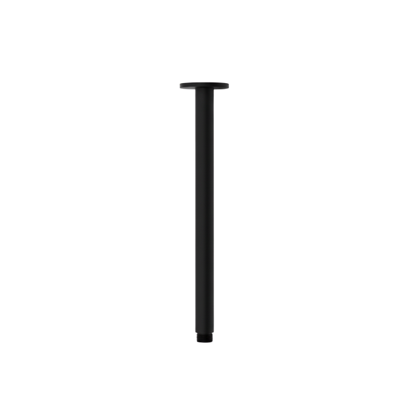 Arcisan Showers Round Ceiling Mount Arm Only 300mm Matte Black