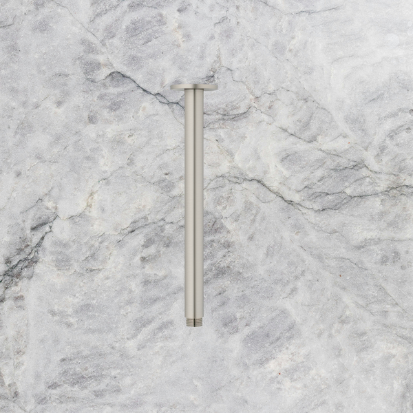 Arcisan Showers Round Ceiling Mount Arm Only 300mm Brushed Nickel