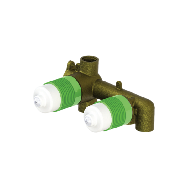 Arcisan Universal In Wall Body for Shower Mixer with 3 Way Diverter Brass