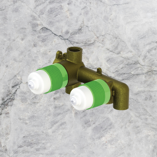 Arcisan Universal In Wall Body for Shower Mixer with 3 Way Diverter Brass