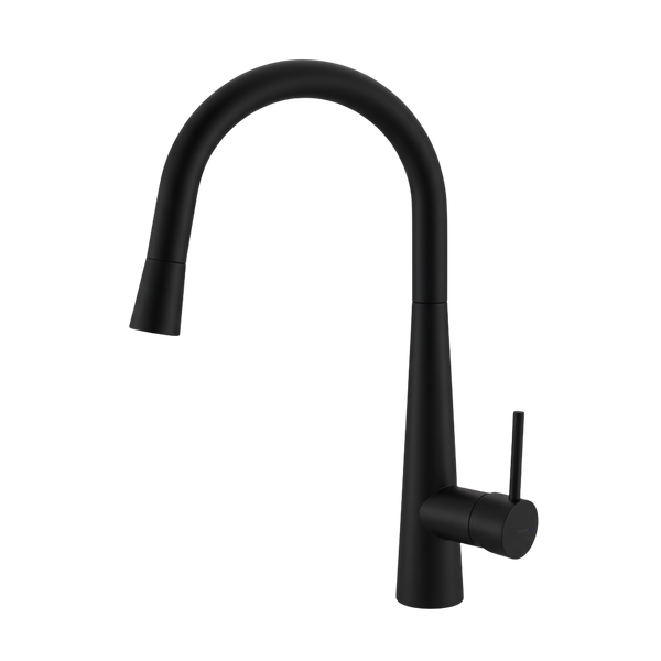 Arcisan Axus Pin Arch Spout Pull Down Conical Nozzle Sink Mixer Matte Black