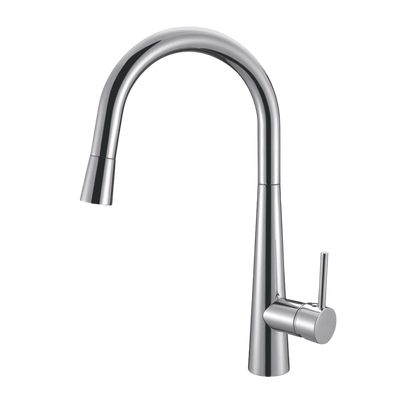 Arcisan Axus Pin Arch Spout Pull Down Conical Nozzle Sink Mixer Chrome