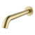 Arcisan Axus Pin Wall Mounted Bath Spout 220mm Brushed Brass
