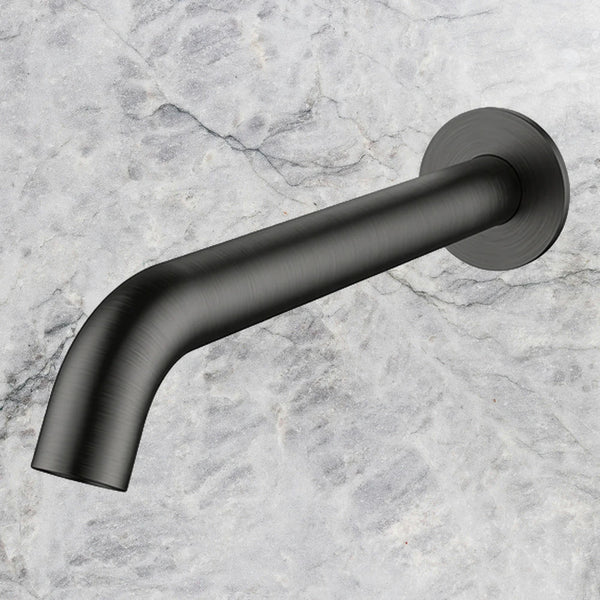 Arcisan Axus Pin Wall Mounted Bath Spout 220mm Brushed Iron