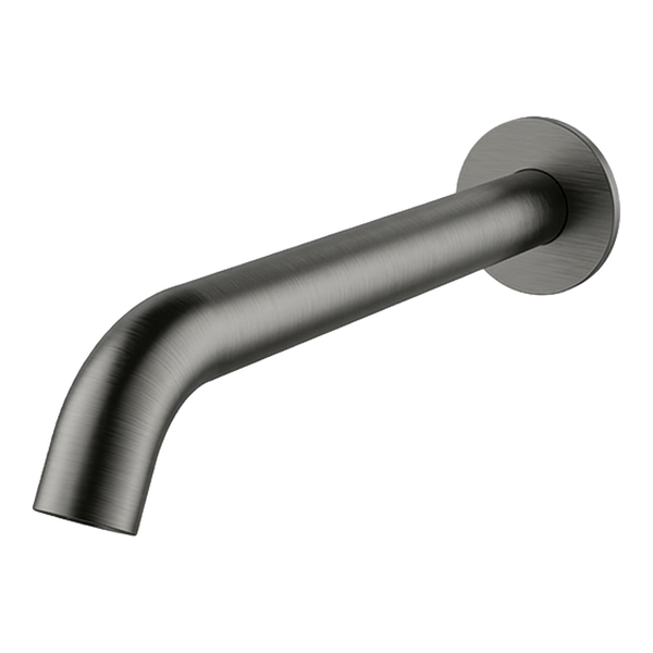 Arcisan Axus Pin Wall Mounted Bath Spout 220mm Brushed Gunmetal