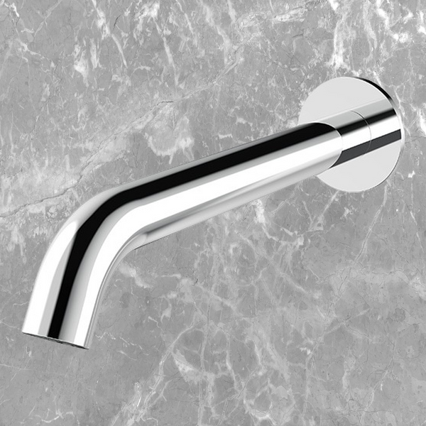 Arcisan Axus Pin Wall Mounted Bath Spout 220mm Chrome