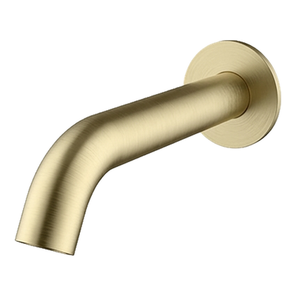 Arcisan Axus Pin Wall Mounted Bath Spout 150mm Brushed Brass