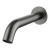 Arcisan Axus Pin Wall Mounted Bath Spout 150mm Brushed Gunmetal