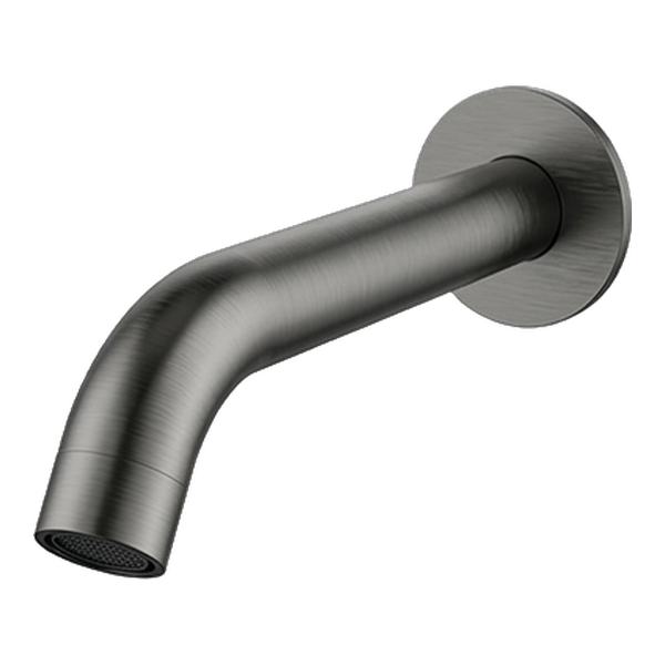 Arcisan Axus Pin Wall Mounted Bath Spout 150mm Brushed Gunmetal