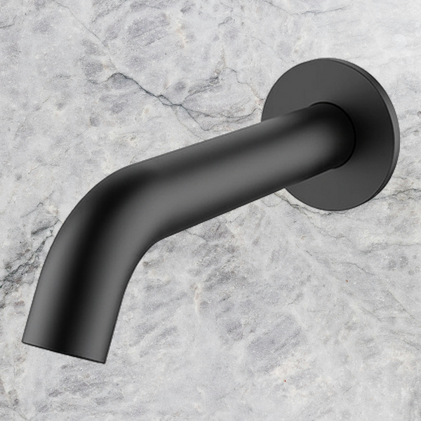 Arcisan Axus Pin Wall Mounted Bath Spout 150mm Matte Black