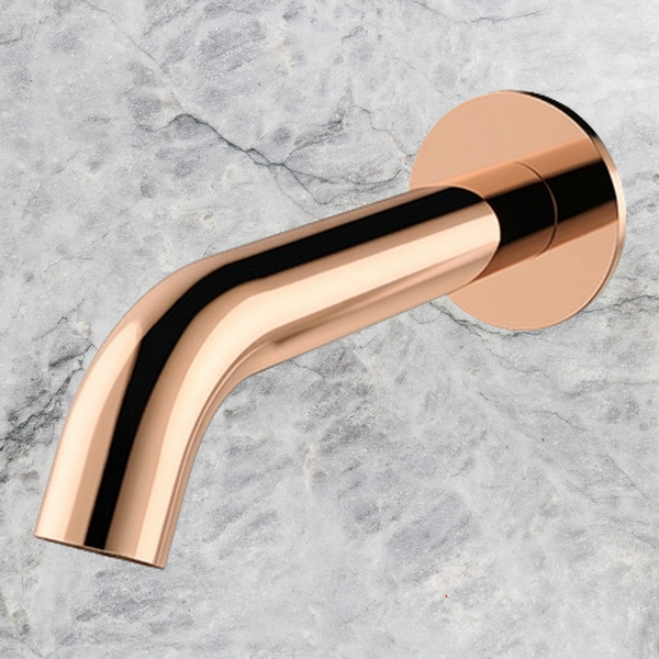 Arcisan Axus Pin Wall Mounted Bath Spout 150mm Rose Gold