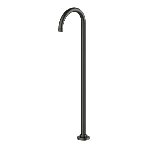 Arcisan Axus Pin Freestanding Bath Spout Brushed Iron