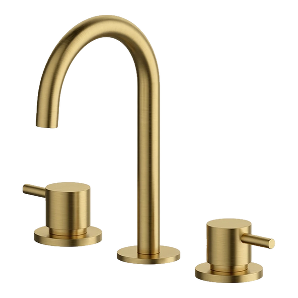 Arcisan Axus Pin Basin Set Brushed Brass