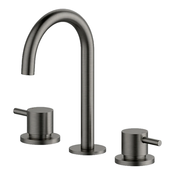 Arcisan Axus Pin Basin Set Brushed Gunmetal
