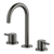 Arcisan Axus Pin Basin Set Brushed Gunmetal